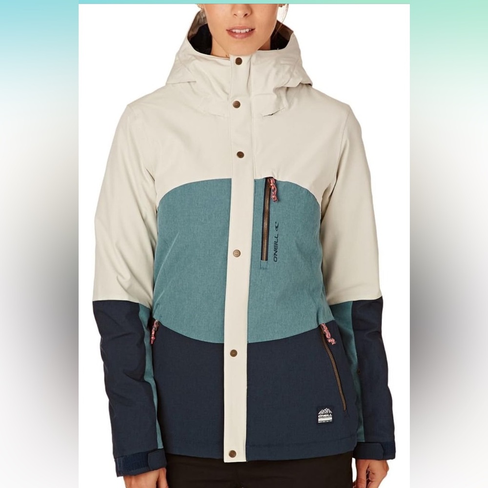 O’Neill Snow Jacket Blue and white